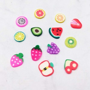 Mini tranches de fruits en pâte polymère pour maison de poupée, artisanat miniature, accessoires pour nail art, pour les 14 ans et plus - Product Image 4