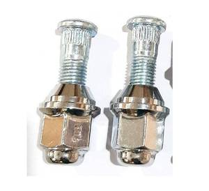 Boulons de roue et écrous moletés de haute résistance Grade 10.9, chromés, pour modèles universels, fixation automobile - Product Image 1