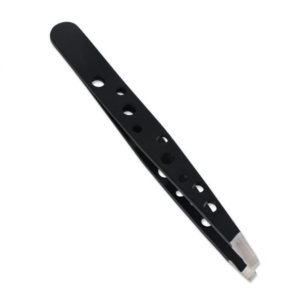 Custom Color Stainless Steel Slant Tip Eyebrow Tweezers OEM Private Label Beauty <b>Makeup</b> Grooming <b>Tool</b> - Product Image 1