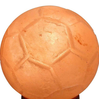 Lampe de sel en forme de ballon de football, artisanale, décorative, fabricant et exportateur, produit personnalisé très demandé