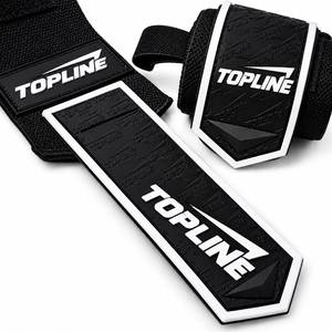 Sangles de musculation rembourrées robustes 2026 avec crochet réglable et logo personnalisé pour hommes - Product Image 3