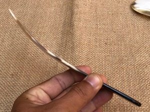 Handcrafted Horn <b>Spoon</b> Sustainable Eco Friendly Perfect for Cooking Serving <b>Soup</b> Salad and Daily Use - Product Image 3