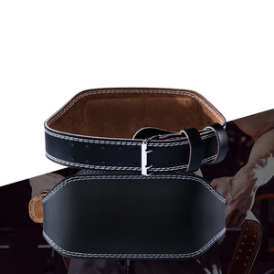 Ceinture de sécurité réglable en cuir respirant, portable, pliable et robuste pour l'entraînement en salle de sport et la musculation - Product Image 2