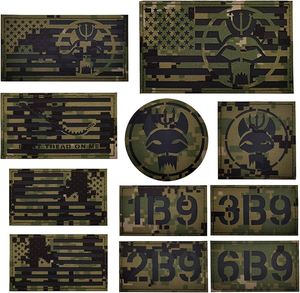 Parches de Fieltro No Tejido Cortados con Láser, Personalizados, Estilo Cosido, Multiforma (Corazón/Rectángulo/Redondo/Triángulo/Otros), Bandera de EE. UU. - Product Image 5