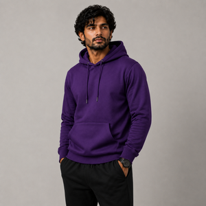 Sweat-shirts à capuche épais pour hommes, personnalisés en molleton de coton 500 GSM, fabrication OEM, marque privée, vente en gros, fabricants en vrac - Product Image 4