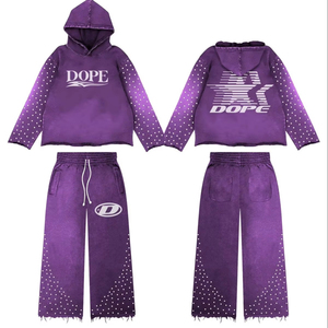 Ensemble de survêtement de luxe personnalisé, couleur du tissu, logo, taille, impression, broderie, tout selon la demande du client - Product Image 1