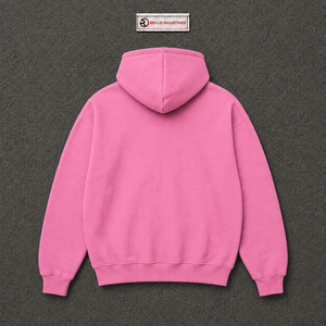 Sudadera con Capucha Oversize Personalizada con Estampado Gráfico de Montaña Rosa, Unisex, Estilo Urbano Casual de Invierno, Venta al por Mayor - Product Image 6