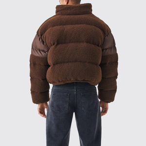 New Arrival Street Canvas Puffer Jackets New Fashion Waterproof Windproof Breathable Hooded Winter Men's Custom Service - Product Image 2