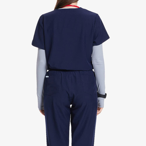 Uniformes Médicos de Buena Calidad y Bajo MOQ para Mujer, Conjuntos de Uniformes Personalizados para Hospital, Marca Privada, Uniformes para Médicos y Enfermeras - Product Image 6