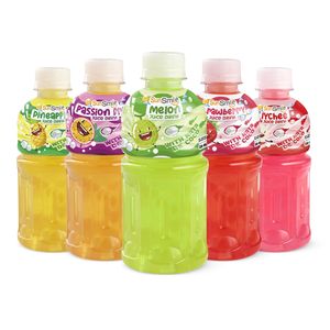SUNSMILE Bebida de Nata de Coco con Jugo 320ML Botella PET Muestra Gratis Venta al por Mayor OEM ODM Bajo MOQ - Product Image 1