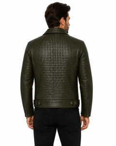 Stylish Leather <b>Jacket</b> for Men Custom Color 100% Leather Men's <b>Jacket</b> Custom Slim PU Leather Men's <b>Jackets</b> Outerwear - Product Image 4