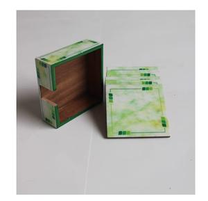 Juego de Posavasos de Resina y Esmalte para Bebidas, Ideal para Cocina, Cafetería y Regalos Festivos, Procedente de la India - Product Image 5