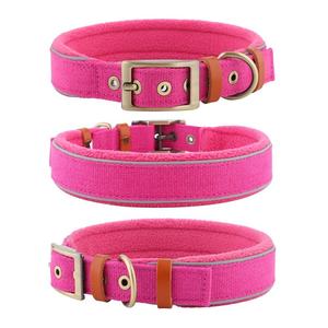 Custom Nylon Alloy Rivet Animal Print Pattern Design Dog Collar and Leash <b>Set</b> with Metal Side Release Buckle - Product Image 6