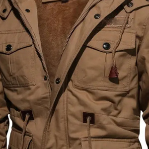 Chaqueta de Forro Polar Premium, Cuello Alto, Impermeable, Gruesa, Rellena de Plumón, para Invierno, Fabricante OEM ODM, Directo de Fábrica - Product Image 4