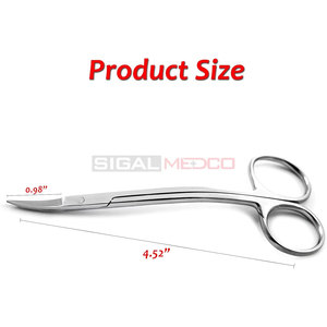 Ciseaux La Grange 4,52 pouces en acier inoxydable de haute qualité pour instruments dentaires, orthodontiques, chirurgicaux et médicaux – Fournisseur en gros pour la coupe - Product Image 2