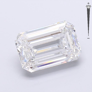 Diamante Cultivado en Laboratorio con Certificación IGI, Corte Esmeralda de 3.71 CT, Color D, Claridad VVS2, CVD LG 780618876 ROYAL GEMS para Joyería - Product Image 2