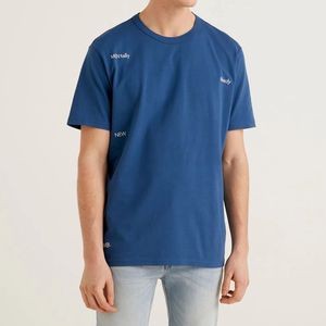 เสื้อยืดแฟชั่นผู้ชายทรงปกติ ผ้าฝ้าย 100% ลายสก็อต แขนสั้น สไตล์ฮิปฮอป ระบายอากาศได้ดี แห้งเร็ว คุณภาพสูง - Product Image 1