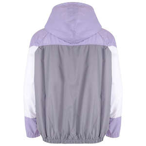 Chaqueta Cortavientos Personalizada Estilo Vintage Años 80 y 90 para Hombre, Invierno, 100% Poliéster, Bloques de Color, Cierre de Cremallera, Nylon, Cuello Alto, Resistente al Viento e Impermeable - Product Image 2