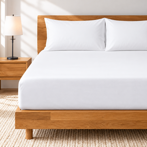 Draps-housses et taies d'oreiller unis, teints, toutes saisons, pour un mobilier de lit moderne - Product Image 3