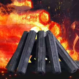 Briquettes de bois dur longue durée, sans fumée, 95 % de dureté, écologiques, pour barbecue et combustible industriel - Product Image 1