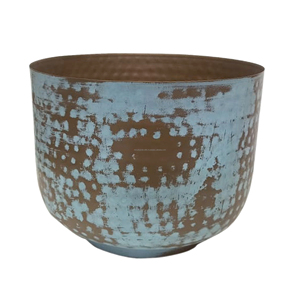 El metal trae textura Macetas de plantas de flores modernas Gran precio al por mayor Soporte decorativo perfecto para áreas interiores y exteriores - Product Image 4