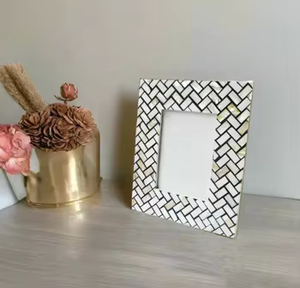 Cadre photo moderne en fer forgé MOP de haute qualité, créatif, durable, personnalisable, accessoires de décoration intérieure, fait main, prix avantageux - Product Image 2