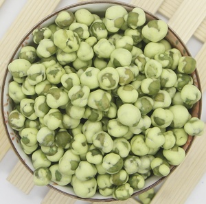 Vente en gros de pois verts au wasabi, croustillants, grillés, en vrac, OEM, marque privée, collation riche en protéines pour distributeurs, import-export - Product Image 1