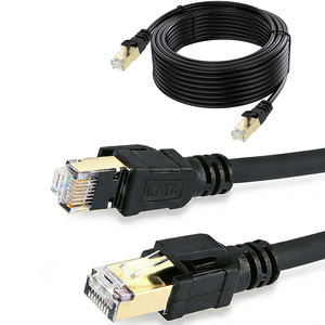 Câble Ethernet blindé S/FTP Cat8 40 Gbps homologué UL, 100 % cuivre pur, <span class=keywords><strong>RJ45</strong></span> plaqué or - Product Image 1