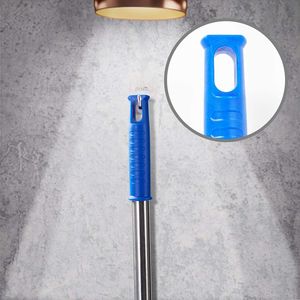 ไม้ปัดฝุ่นแบบยืดหดได้ทำจากอะลูมิเนียม พร้อมหัวปัดฝุ่นแบบล้างทำความสะอาดได้ 2 หัว ชุดทำความสะอาดพร้อมแปรงทำความสะอาดมุม - Product Image 4