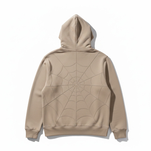 Sudadera con capucha lisa al por mayor, con logo personalizado, para hombre, con estampado de espuma, unisex, de forro polar, estilo urbano, para dropshipping - Product Image 3