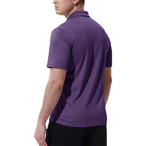 Polo brodé haut de gamme 220 GSM pour homme, mélange polyester-coton, logo personnalisé, décontracté, professionnel, vente en gros - Product Image 2