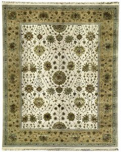 Ensemble de tapis orientaux en détresse floral à grande pile moyenne personnalisée tapis de transition d'intérieur en soie de bambou 100% antidérapants - Product Image 3