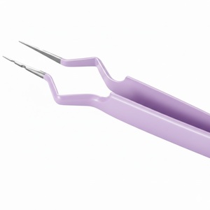 Professional Stainless Steel Eyelash Extension Tweezer Set Precision <b>Lash</b> Applicator Tool for <b>Individual</b> <b>Lashes</b> - Product Image 1