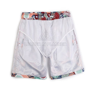 กางเกงชายหาดลำลองผู้ชาย โพลีเอสเตอร์ 100% เอวกลาง ระบายอากาศ แห้งเร็ว - Product Image 3