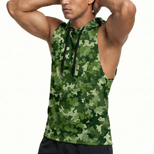เสื้อกล้ามมีฮู้ดสำหรับออกกำลังกาย น้ำหนักเบา เสื้อผ้ากีฬา เสื้อกล้ามมีฮู้ดสำหรับฟิตเนส - Product Image 1