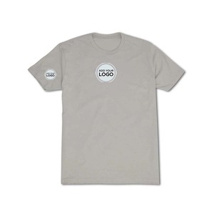 Camisetas Transpirables de Algodón/Bambú Bella+Canvas 3001CVC al por Mayor con Logotipo Frontal para Negocios de Impresión Bajo Demanda y Marcas de Ropa Personalizada - Product Image 1