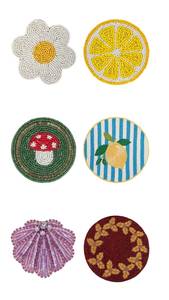 Posavasos Artístico Bordado a Mano con Cuentas, Diseñado para Decoraciones de Mesa Elegantes y Decoración del Hogar Sofisticada - Product Image 5