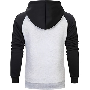 Sudaderas Extra Grandes para Hombre, Estilo Casual Urbano, Sudadera con Capucha de Manga Larga, Mezcla de Algodón, Corte Holgado - Product Image 2