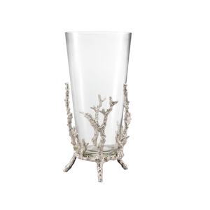 Porte-bougie moderne en métal doré, style hurricane, pour bougies chauffe-plat, avec couvercle en verre large, pièce maîtresse décorative pour table - Product Image 5