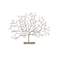 Sculpture abstraite moderne de luxe en aluminium argenté avec base noire, contemporaine, pour la maison, le bureau, la table, les mariages, écologique