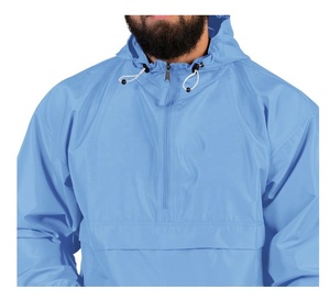 Chaqueta cortavientos tipo anorak personalizable de estilo vintage, impermeable, con capucha, ligera, para hombre. - Product Image 3