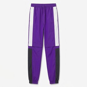 New Wholesales Custom Logo Purple <b>Black</b> White Men's Nylon <b>Windbreakers</b> Trousers Sets Breathable Outwear Sets Highstreet Jackets - Product Image 4