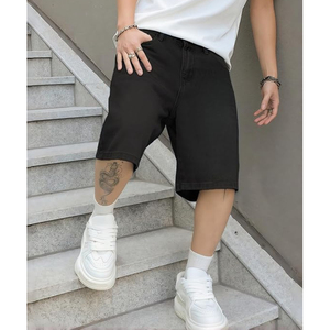 Vintage Acid Wash Denim Jorts Unisex Baggy Streetwear 100 Cotton Custom Logo <b>Shorts</b> Manufacturer - Product Image 6