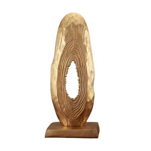 Sculpture de table en laiton en forme d'ailes d'ange décoratives, élément symbolique élégant pour le salon, l'entrée, la zone de méditation et la décoration de bureau - Product Image 4