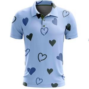 Meilleur prix d'usine, fabrication professionnelle, chemise polo pour homme en sublimation, vente en gros, chemises de golf décontractées de haute qualité pour homme - Product Image 4