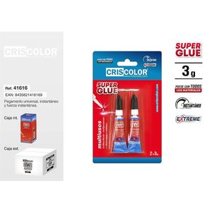 Colla Istantanea Criscolor 3g Adesivo Universale Multiuso - Product Image 1
