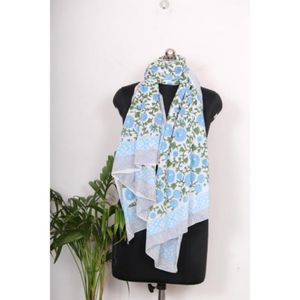 Best Quality Hand Block Printed Floral 100% Cotton Beach Pareo <b>Wrap</b> for Women Lightweight Swimwear <b>Sarong</b> for sleep wear - Product Image 2