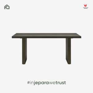 Mesa de Comedor Rectangular de Madera con Pedestal Acanalado, Mesa de Comedor de Lujo para Hotel, Restaurante, Villa, Muebles para el Hogar - Product Image 3