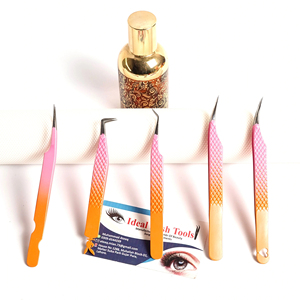Pro Eyelash Extension Tweezers Surgical Grade Stainless Steel Tweezers Professional Volume <b>Lash</b> Tweezers - Product Image 1