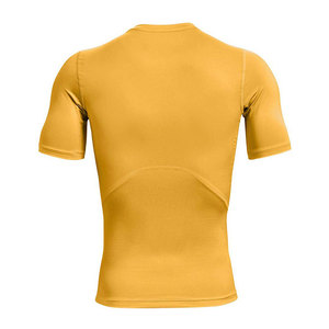 T-shirts de compression pour hommes avec logo personnalisé, faible MOQ, vêtements de sport, tissu éco-responsable, séchage rapide, respirant, en Spandex/Polyester, nouvelle arrivée - Product Image 5